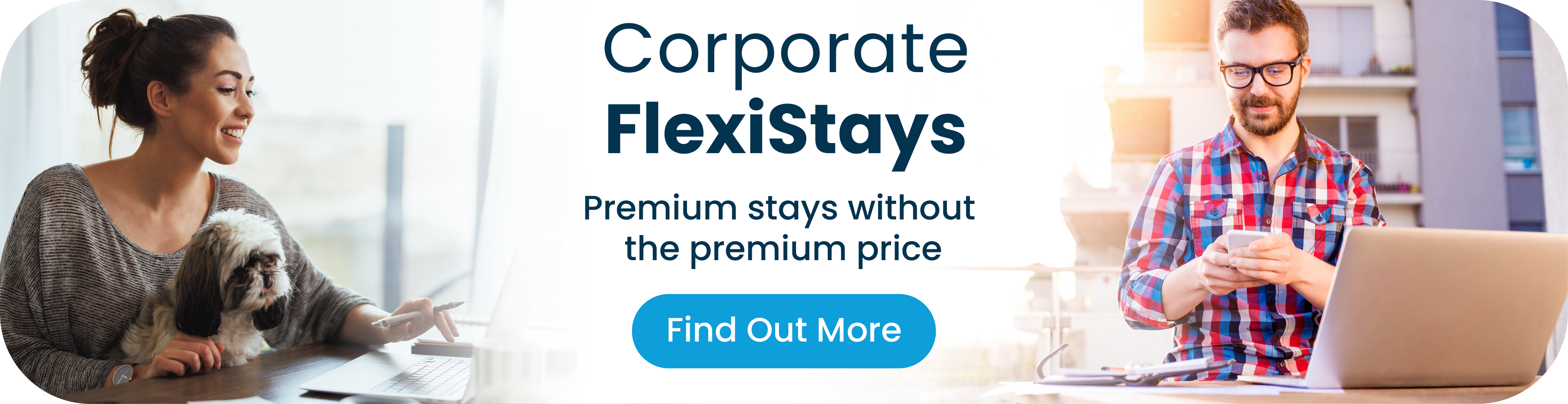 Corporate FlexiStays banner for website